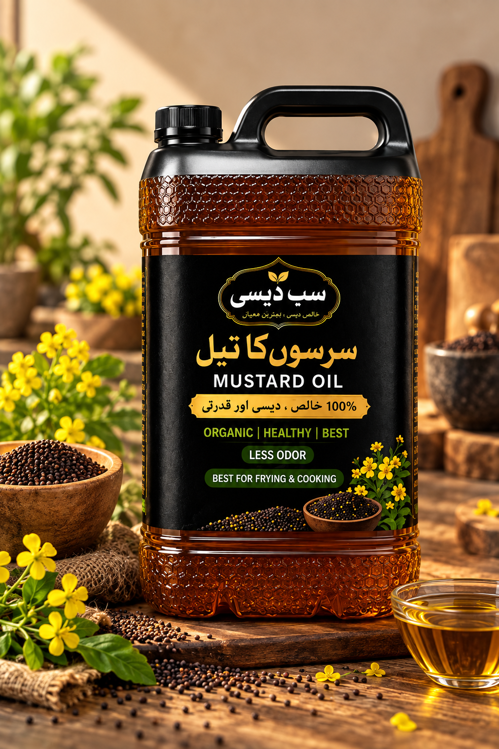 SAB DESI MUSTARD COOKING OIL JUMBO PACK.